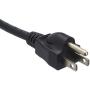 Amazon Basics Computer Monitor TV Replacement Power Cord - 6-Foot, Black