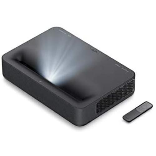 VAVA 4K UHD Laser TV Home Theatre Projector | Bright 2500 ANSI Lumens | Ultra Short Throw | HDR10 | Built-in Harman Kardon Sound Bar | ALPD 3.0 | Smart Android System (Black) (VA-LT002)