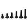 Hex Socket Screws, 300Pcs M3 Black Alloy Steel Hex S ocket Screws Bolt with Hex Nuts Washers Assortment for Electronic Products(A)