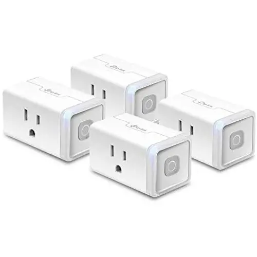 Kasa Smart Plug HS103P4, Smart Home Wi-Fi Outlet Works with Alexa, Echo, Google Home & IFTTT, No Hub Required, Remote Control, 15 Amp, UL Certified,4-Pack Kasa Smart Plug HS103P4, Smart Home Wi-Fi Outlet Works with Alexa, Echo, Google Home & IFTTT, No Hub Required, Remote Control, 15 Amp, UL Certified,4-Pack