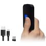 Mini Bluetooth 2D Barcode Scanner,Alacrity 3-in-1 2.4G Wireless/USB Wired/Bluetooth Bar Code Reader Portable 1D QR Image Scanner PDF417 Data Matrix Code for iPad, iPhone, Android, Tablets or Computer