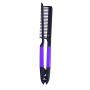 Herstyler Straightening Comb For Hair - Flat Iron Comb For Great Tresses - Hair Straightener Comb With A Grip, Hair Straightener Comb For Knotty Hair- Keratin Comb For Unkempt Hair, Get wooed (Purple)