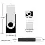 128MB USB Flash Drive 10 Pack, USB Drives 128 MB Bulk Memory Stick JBOS Swivel Thumb Drives Gig Stick USB2.0 Pen Drive for Fold Digital Date Storage, Zip Drive, Jump Drive, USB Stick, Mixed Color