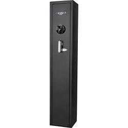 BARSKA AX12760 Keypad Biometric Fingerprint 4 Position Rifle Safe 1.83 Cubic Ft, Black