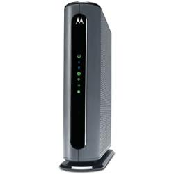 Motorola MG7700 24x8 Cable Modem Plus AC1900 Dual Band WiFi Gigabit Router with Power Boost, 1000 Mbps Maximum Docsis 3.0 - Approved by Comcast Xfinity, Cox and More