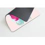 Smooffly Gaming Mouse Pad Custom, Little Cute Mermaid with Fishes and Seashells Mousepad Non-Slip Rubber Rectangle Mouse Pads for Computers Laptop
