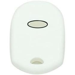 SEGADEN Silicone Cover Protector Case Holder Skin Jacket Compatible with FORD 3 Button Remote Key Fob CV2705 White