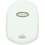 SEGADEN Silicone Cover Protector Case Holder Skin Jacket Compatible with FORD 3 Button Remote Key Fob CV2705 White
