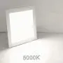 ANC 6 inch 120V IC Rated LED Recessed Low Profile Square Panel Light, Dimmable Wafer Light, 12W 5000K 900lm Canless Downlight, ETL Listed 6 Pack