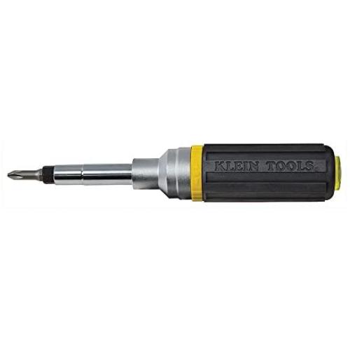 Ratcheting Screwdriver & Nut Driver, Multi-Bit, Cushion Grip Handle Klein Tools 32558