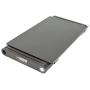 WorkEZ Monitor Stand ergonomic adjustable height and angle single computer monitor riser. Portable folding aluminum holder mount for desktop pc monitors screens organizer black