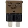 GLOSO E37 Auto (T1) Reset Low Profile ATC/ATO Circuit Breakers 14 VDC - 1 Pack (7.5A)