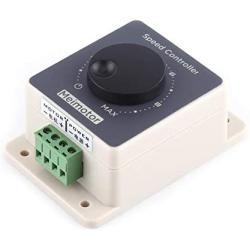 PWM Motor Speed Controller Waterproof Shell DC 10-60V 20A Pulse Width Modulator Driver RC Controller Speed Regulator Rotary Switches