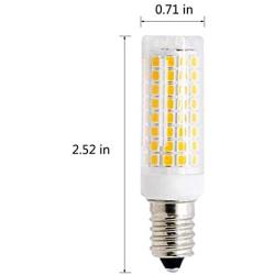 MD Lighting 10W E12 Dimmable LED Candelabra Bulbs (6 Pack)- 3000K Warm White Replacement 80W Equivalent Incandescent Bulbs, E12 Ceramic Corn Light Bulbs for Home Lighting, Ceiling Fan, AC120V