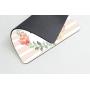 Smooffly Custom Original Nature Series Mouse Pad Romantic Wreath with Quote Think Happy