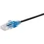 Monoprice Cat6A Ethernet Patch Cable - 50 Feet - Black (10 Pack) Network Internet Cord, Snagless RJ45 UTP Pure Bare Copper Wire 10G 30AWG - SlimRun Series