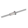 TEN-HIGH Double nut Ball Screw CNC Parts DFU2505 RM2505 25mm 700mm with Double nut No end-Machining, Length Approx 27.56inch / 700mm