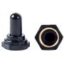 Gardner Bender GSW-20 Electrical Toggle Switch Covers, EDPM Rubber Cover, Moisture, Dust and Dirt Resistant, Pack of 2, Black