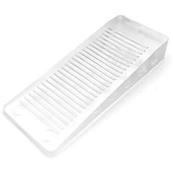 HLin 4 inch Home Office Clear Plastic Door Wedge Stopper Block