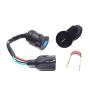 HuthBrother 0453417 0450549 Ignition Key Switch Compatible with Polaris Sportsman 90 2001-2014 Polaris Predator 90 2003-2006 Polaris Outlaw 90 2007-2014 50 2008-2018