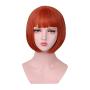Honcloud Short Bob Wigs with Two Ponytails Air Bang Lolita Cute Cosplay wig Party Hair (orange£
