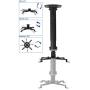 VIVO Universal Extending Ceiling Projector Mount, Height Adjustable Projection, Black, MOUNT-VP02B