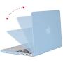 MOSISO Compatible with MacBook Pro 13 inch Case 2015 2014 2013 end 2012 Older Version (Models: A1502 & A1425) with Retina Display, Protective Plastic Hard Shell Case Cover, Airy Blue