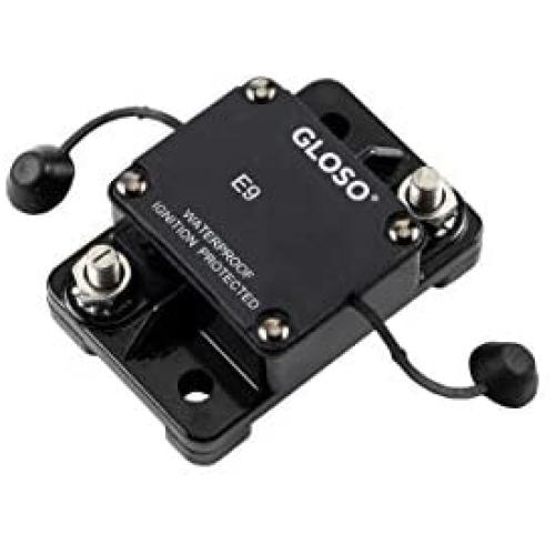 GLOSO E97 Auto Reset 60A Surfacce Mount Waterproof IP67 Marine Automotive Truck Hi-Amp Circuit Breaker (60A)