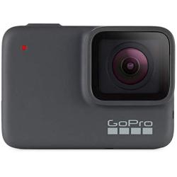 GoPro HERO7 Silver + PNY Elite-X 32GB microSDHC Card Adapter-UHS-I, U3 - Waterproof Digital Action Camera with Touch Screen 4K HD Video 10MP Photos Live Streaming Stabilization