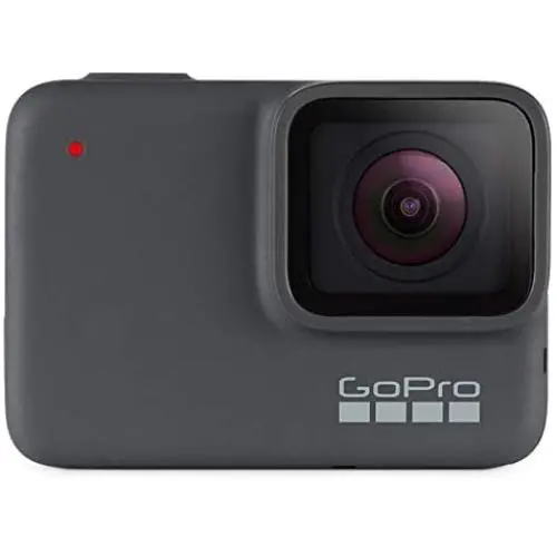 GoPro HERO7 Silver + PNY Elite-X 32GB microSDHC Card Adapter-UHS-I, U3 - Waterproof Digital Action Camera with Touch Screen 4K HD Video 10MP Photos Live Streaming Stabilization