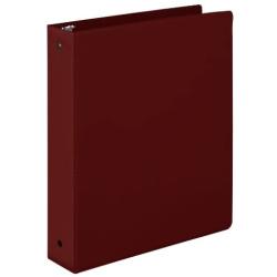 Samsill 1.5 Inch Value Document Storage 3 Ring Binder , Round Ring, 11 x 8.5 Inches, Burgundy (11515)