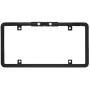 BOYO VISION Ultra-Slim Full-Frame License-Plate Camera with LED Lights and Trajectory Parking Lines (Black), One Size