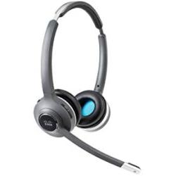 Cisco Headset 562, Wireless Dual On-Ear DECT Headset with Multi-Source Base for US & Canada, Charcoal, 1-Year Limited Liability Warranty (CP-HS-WL-562-M-US=)