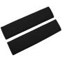 MIRKOO Car Seat Belt Cover Pad, 2-Pack Soft Car Safety Seat Belt Strap Shoulder Pad for Adults and Children, Suitable for Car Seat Belt, Backpack, Shoulder Bag, Laptop Computer Bag (Black)
