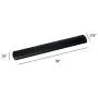 3M Gel Wrist Rest for Keyboards, Soothing Gel Comfort with Durable, Easy to Clean Leatherette Cover, Antimicrobial Product Protection, 19'', Black (WR310LE) 3M Gel Wrist Rest for Keyboards, Soothing Gel Comfort with Durable, Easy to Clean Leatherette Cover, Antimicrobial Product Protection, 19'', Black (WR310LE)