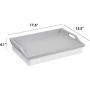 Rossie Home Lap Tray with Detachable Pillow, Serving Tray - Calming Gray - Style No. 76105
