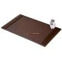 Non Slip Premium Leather Desk Mat Pad Blotter Protector 34 x 20 Inch, Office Desk Laptop Keyboard Mouse Mat Pad with Comfortable Writing Surface Waterproof and Side Rails