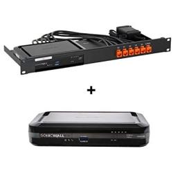 SonicWall SOHO 250 Network Security Appliance and 1YR TotalSecure Advanced Bundle with Rackmount Kit (02-SSC-1815+RM-SW-T7)