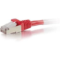 C2G 27242 Cat5e Cable - Snagless Shielded Ethernet Network Patch Cable, Red (3 Feet, 0.91 Meters)