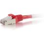 C2G 27242 Cat5e Cable - Snagless Shielded Ethernet Network Patch Cable, Red (3 Feet, 0.91 Meters)