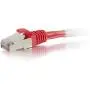 C2G 27242 Cat5e Cable - Snagless Shielded Ethernet Network Patch Cable, Red (3 Feet, 0.91 Meters)