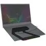 Razer Laptop Stand Chroma: Customizable Chroma RGB Lighting - Ergonomic Design - Anodized Aluminum Construction - 3x Port USB 3.0 Hub - Matte Black