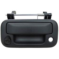 PYvideo Backup Camera with Tailgate Handle for Ford F150/F250/F350/F450 for Universal Monitors (RCA) (Color: Black)