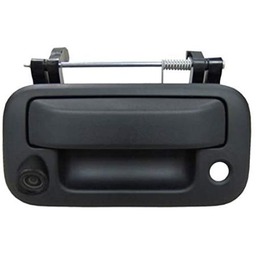 PYvideo Backup Camera with Tailgate Handle for Ford F150/F250/F350/F450 for Universal Monitors (RCA) (Color: Black)