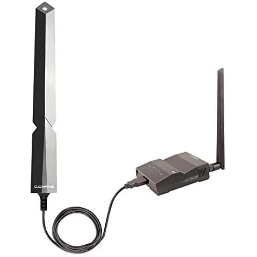 CC Vector Long Range WiFi Receiver System - Repeats to All WiFi Devices at a Distant Location. Boost Coverage to Garage, Garden, Upstairs, Back Rooms, and More; 2.4 GHz