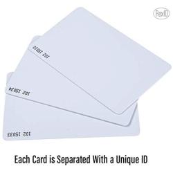 Default Programmed RexID H10301 PVC ISO Proximity Card for Access Control System. Comparable to Standard 26 bit Format for Add-On & Replacement on Current System (5 Pack, Facility Code - 102