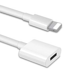 Bebetter Extension Cable (White, 6.6FT/2M) Extender Dock Cable Pass Video, Data, Audio