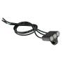 LMoDri Universal Motorcycle Switches Waterproof Aluminum Alloy 3 Buttons 22mm 7/8'' Handlebar Mount for Headlight Hazard Brake Fog Light ON-Off with Led Indicator Modification DIY