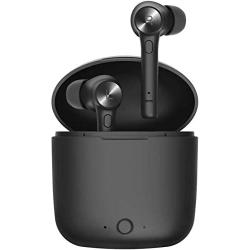 Bluetooth 5.0 Wireless Earbuds, Bluedio Hi(Hurricane) TWS Wireless Earbud Headphones in-Ear Earphones with Charging Case, Mini Car Headset Built-in Mic for Cell Phone/Running/Android, 5Hrs Playtime
