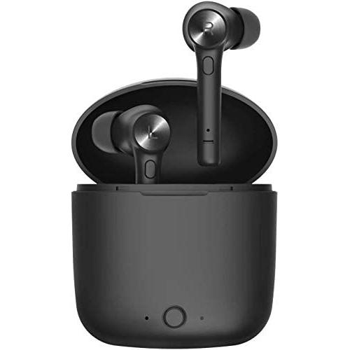 Bluetooth 5.0 Wireless Earbuds, Bluedio Hi(Hurricane) TWS Wireless Earbud Headphones in-Ear Earphones with Charging Case, Mini Car Headset Built-in Mic for Cell Phone/Running/Android, 5Hrs Playtime